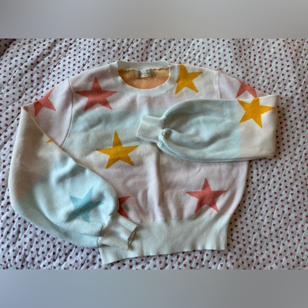 Mulitcolor Star Pullover